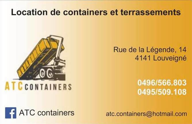 ATC containers service de location de containers sur liège